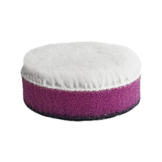 Фото ZviZZer "Doodle" Wool-Pad белый меховой круг 35/15/35мм