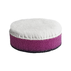 Фото ZviZZer "Doodle" Wool-Pad белый меховой круг 35/15/35мм