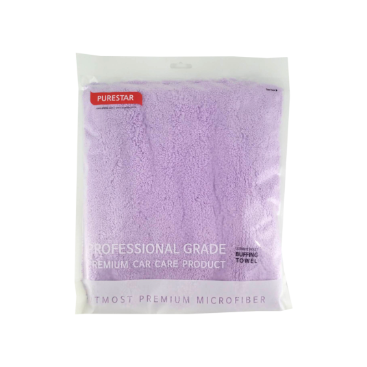 Фото Gyeon Ultra Violet Buffing Towel двусторонняя микрофибровая салфетка фиолетовая 40х40 см