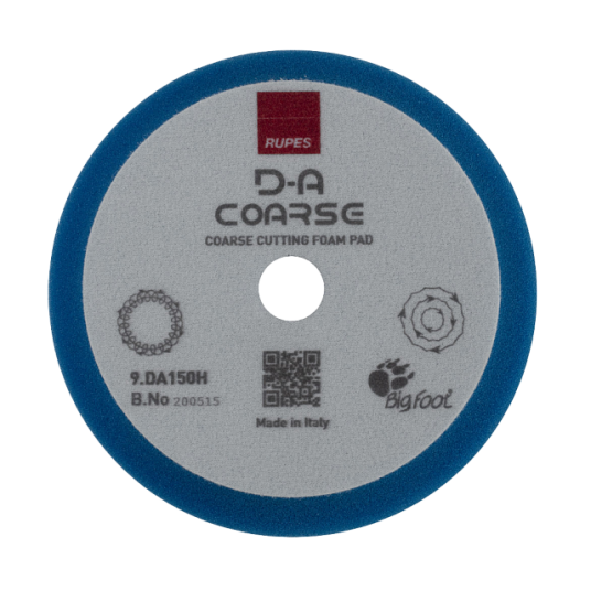 Фото Rupes диск полировальный поролоновый 130/150 мм, жесткий голубой