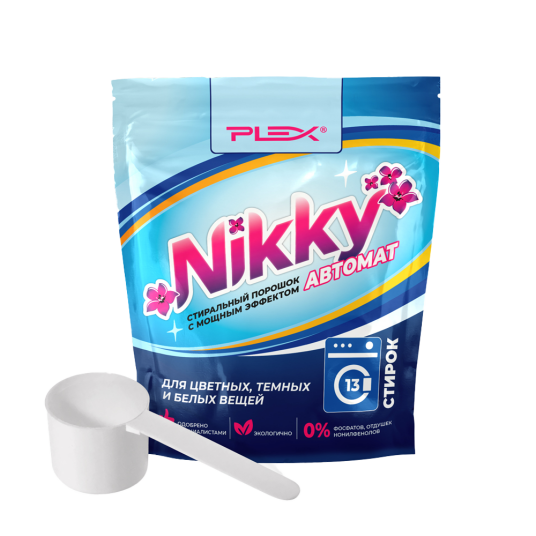Фото Plex Nikky порошок для стирки 1 кг дой-пак