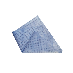 Фото Замша синяя перфорированная 50х44 см